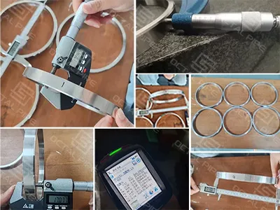 Finished-Product Spot Check: Austenitic Stainless Steel Rings (UNS S20910 / X...